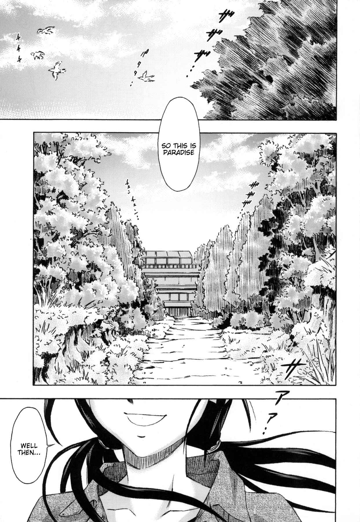 Hentai Manga Comic-v22m-A 3 Girl Pleasure Garden-Read-2
